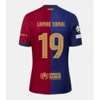 Fotballdrakt Herre Barcelona Lamine Yamal #19 Hjemmedrakt 2024-25 Kortermet